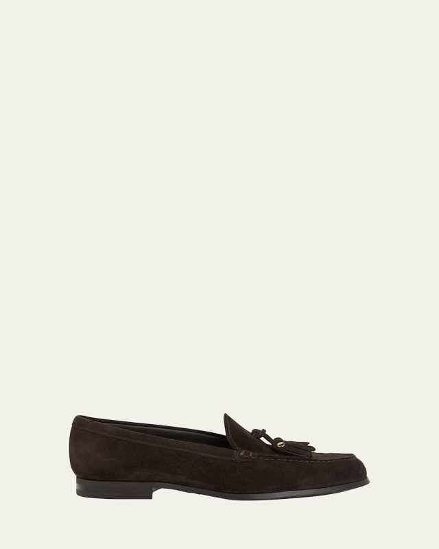 Priscilla Suede Tassel Loafers